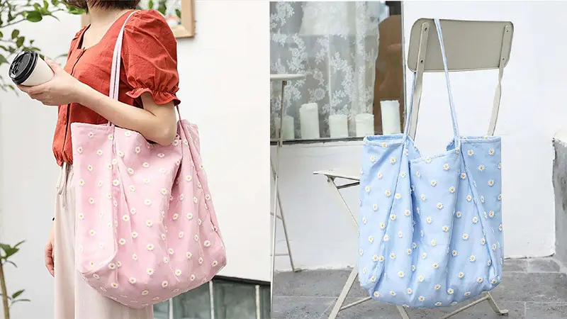 Minimalist Sustainable Travel Bag Product Shot – Recycled rPET Design 2026